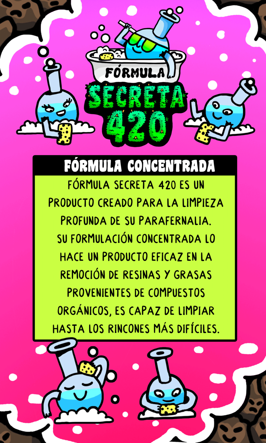 Kit Fórmula Secreta 420 Manzana 100ml Semillas del Huaso