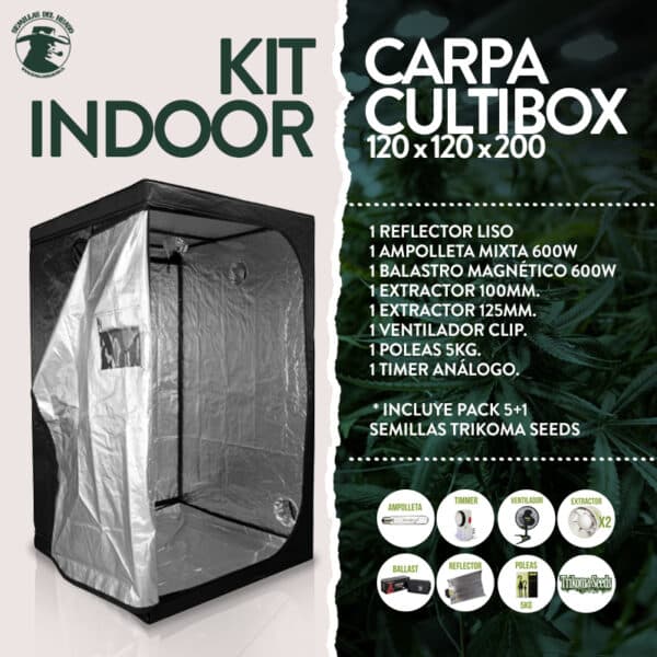 Kit Carpa 120x120x200 Cultibox