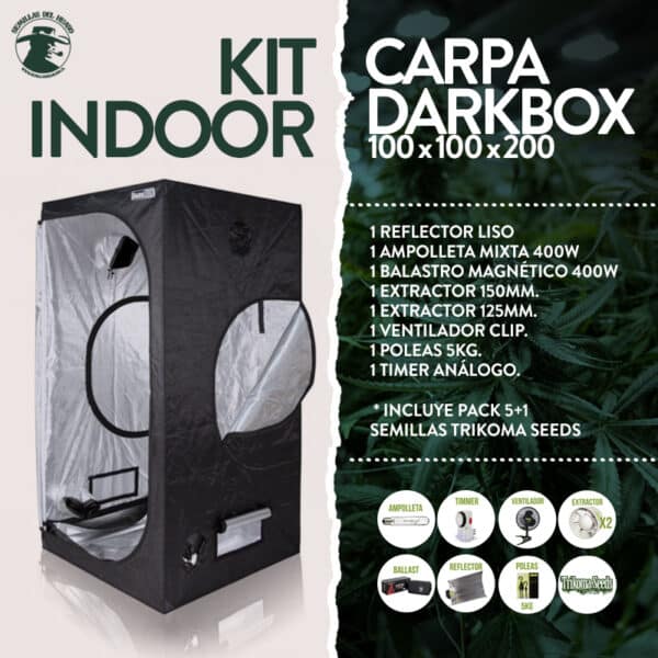 kit carpa 100x100x200 DarkBox